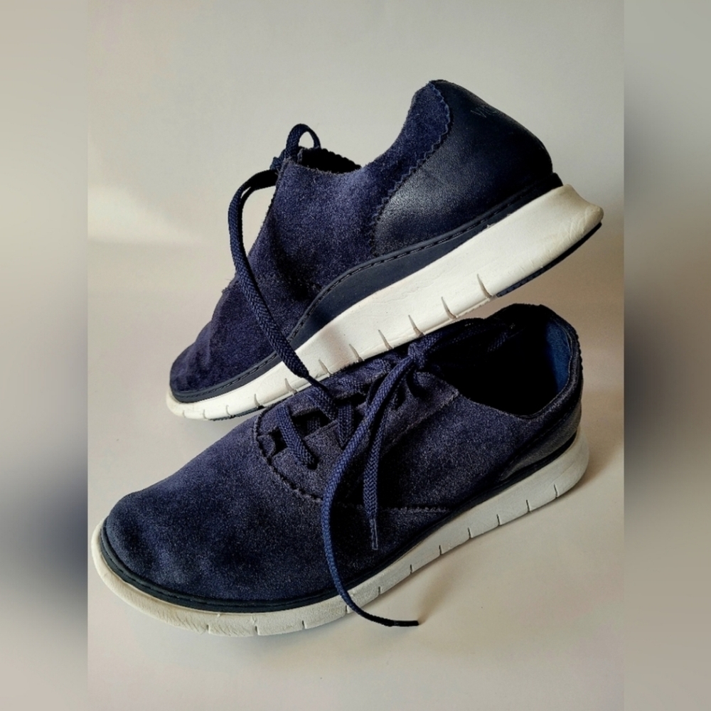 Vionic Women's Taylor Genuine Suede Leather Sneakers Dark Blue US 8.5 - Picture 11 of 13